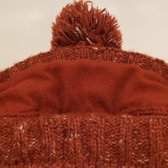 TCM  Burnt Orange Beanie with Soft Fleece Lining - Picture 4 of 8